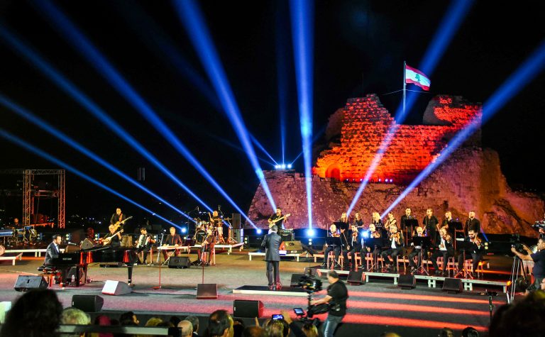 Unesco lista patrimônio do Líbano em perigo Concerto no Castelo de Beaufort, no Líbano, em imagem de 2018