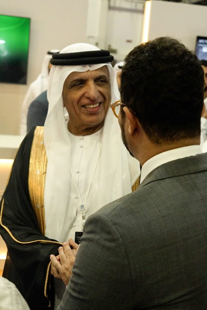Solimeo (dir.) com o governante do emirado de Ras Al Khaimah