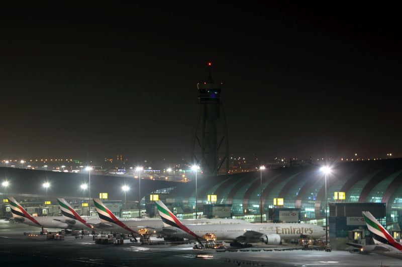 Tráfego no Aeroporto de Dubai cresce 1,7%