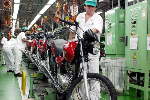 Vendas externas de motos subiram 27%