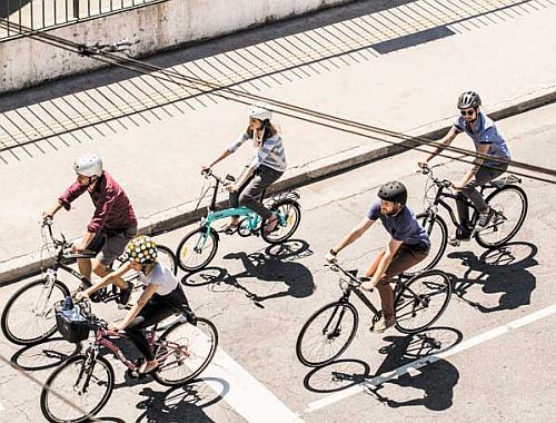 Biking through the crisis