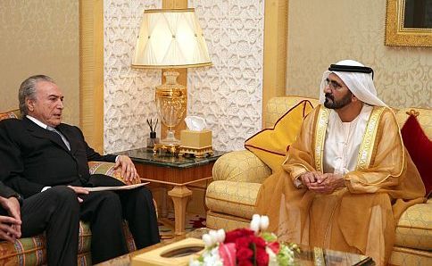Emir de Dubai vem ao Brasil discutir parcerias