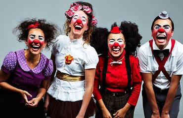 Bringing laughter to refugees