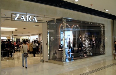 Zara stores sell products made in 