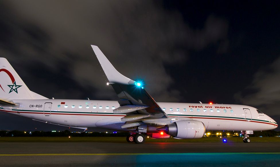 Royal Air Maroc recebe jatos Embraer