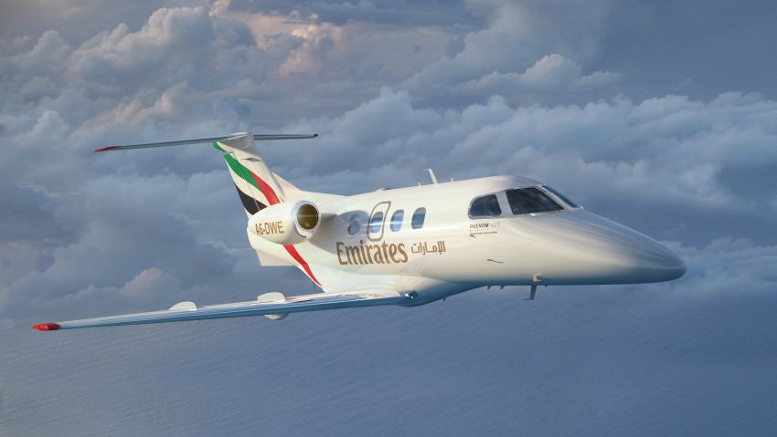 Embraer vende jatos para a Emirates